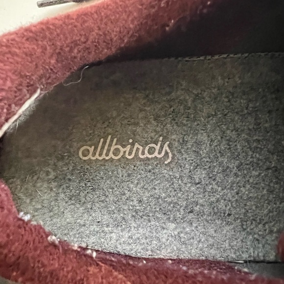 Allbirds Red Maroon Wool Runner Mizzles Shoes - Picture 8 of 10